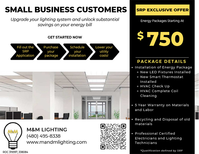M&M Lighting | Small Business Customers | Offer